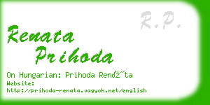 renata prihoda business card